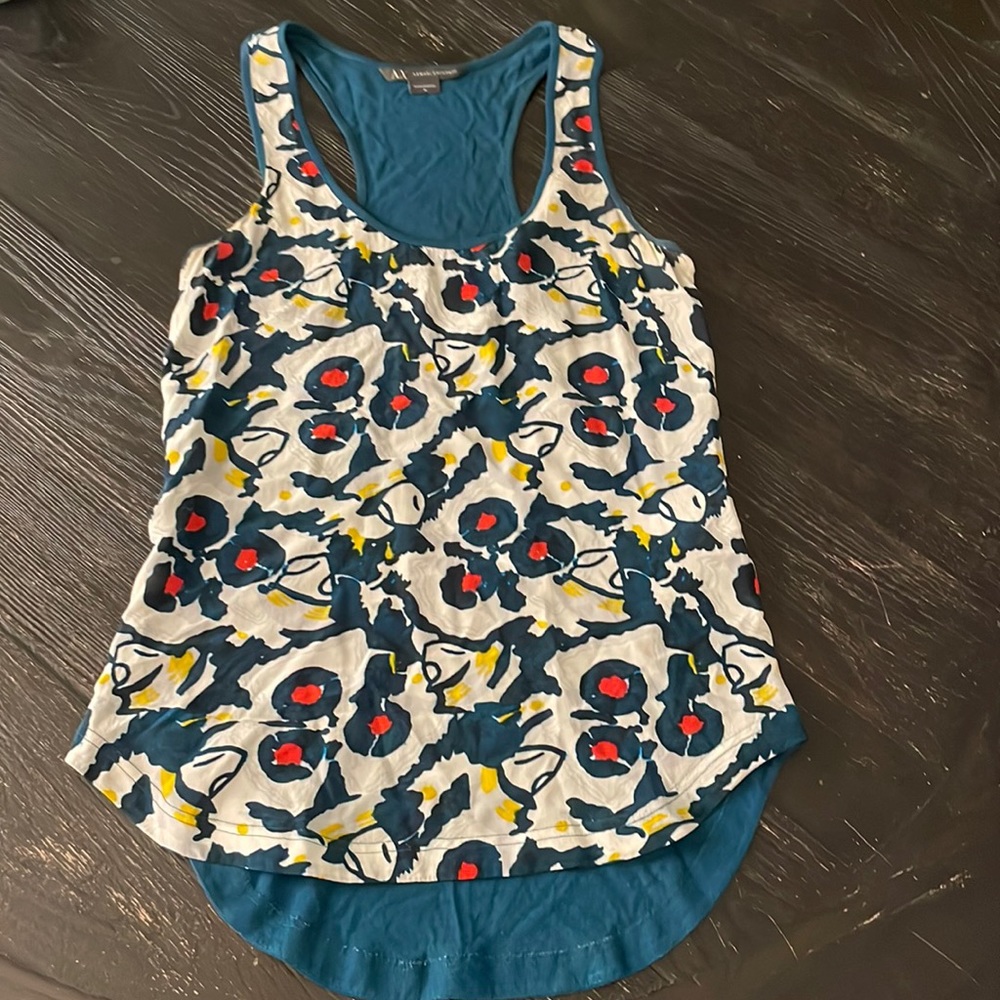 Armani Exchange Silk Floral Tank Top - M